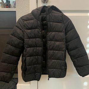 Forever 21 Girls black puffer jacket size 11/12